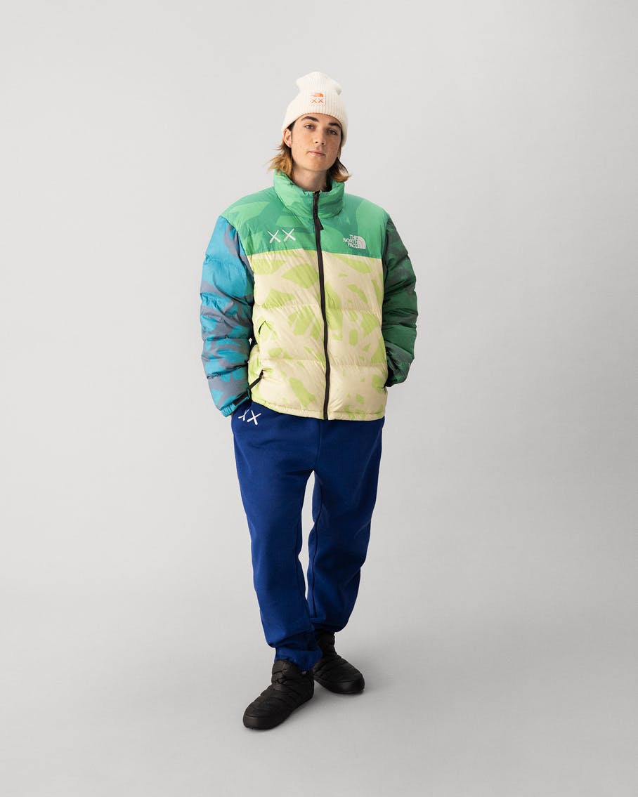 kaws the north face tnf collab collection lookbook price release date info buy web store resale nuptse fleece xx