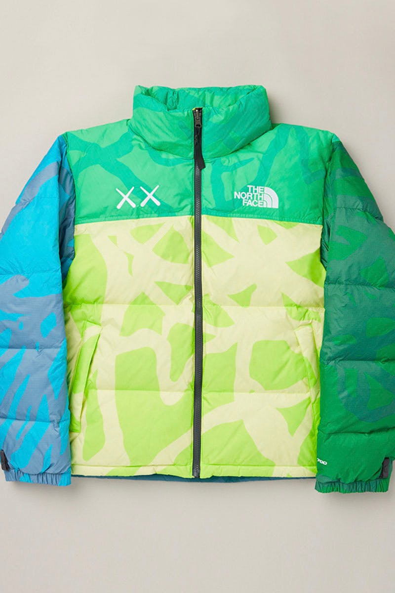 kaws the north face tnf collab collection lookbook price release date info buy web store resale nuptse fleece xx