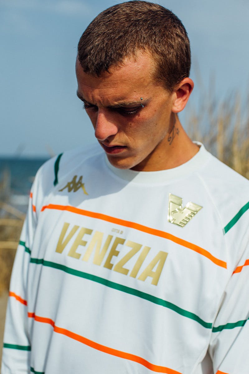 Venezia FC Cream Away Soccer Jersey 2022 - Kappa Adults Small