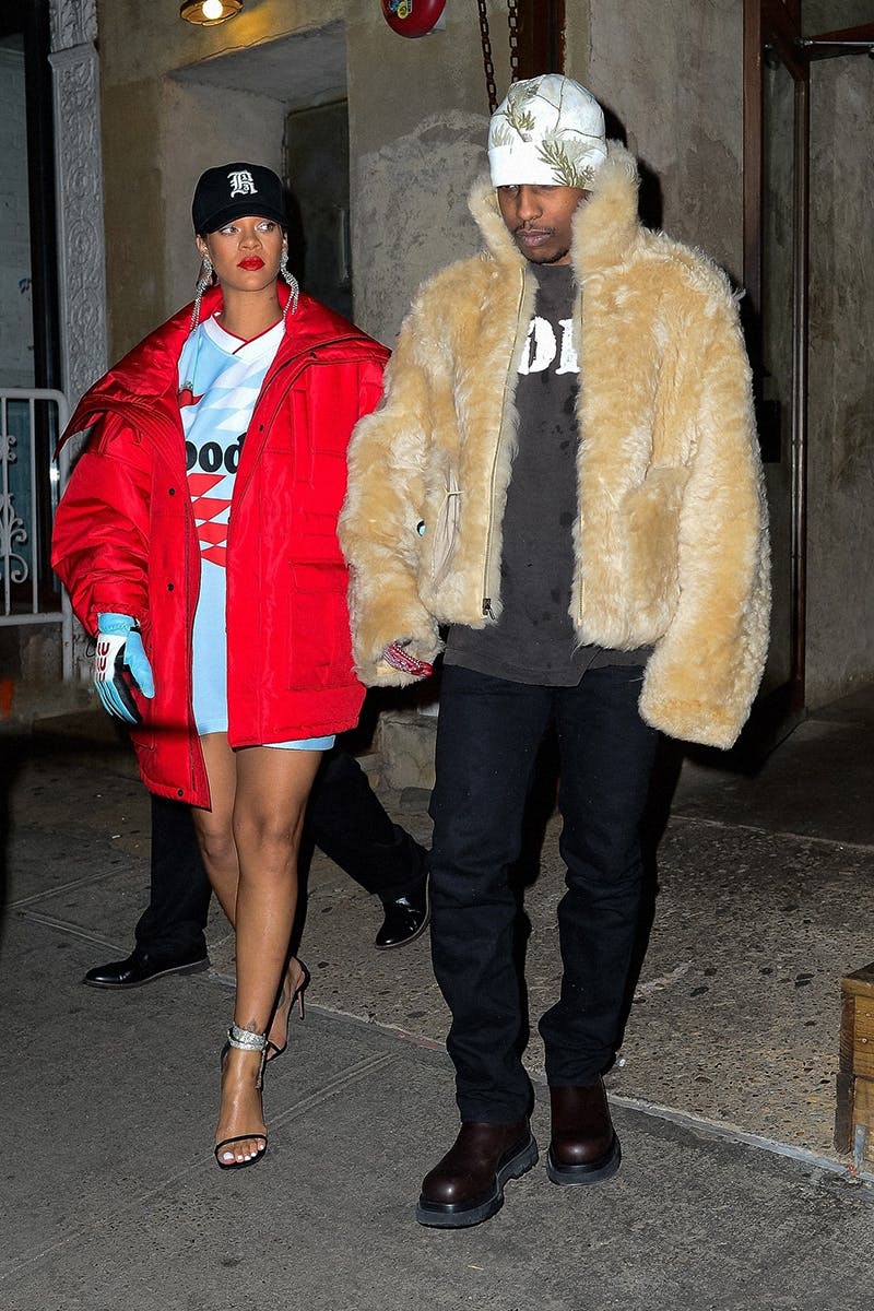 Rihanna and A$AP Rocky Are the Coolest Couple in Coordinating Red-Hot Looks