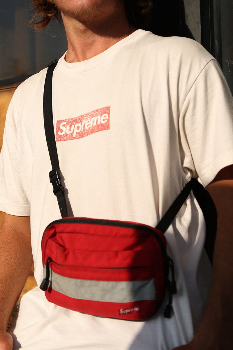 Buy Supreme Hi-Vis Duffle Bag FW14 Red Online in Australia