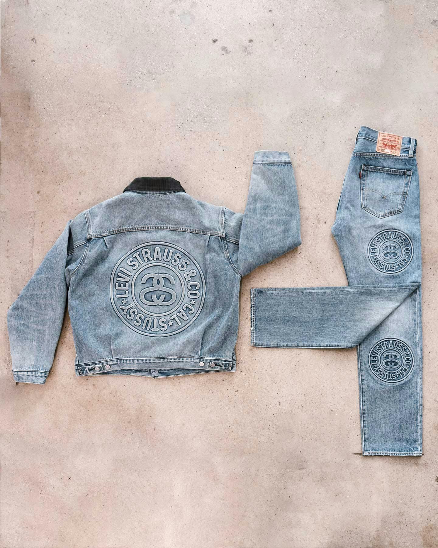 Stüssy & Levi's Remix 501 Denim Jeans With SS23 Collab