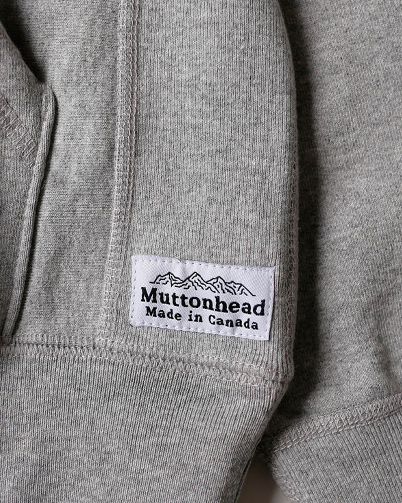 .Muttonhead close up of the brand label