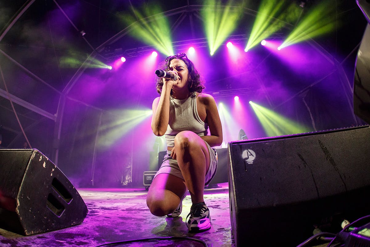 Princess Nokia performing