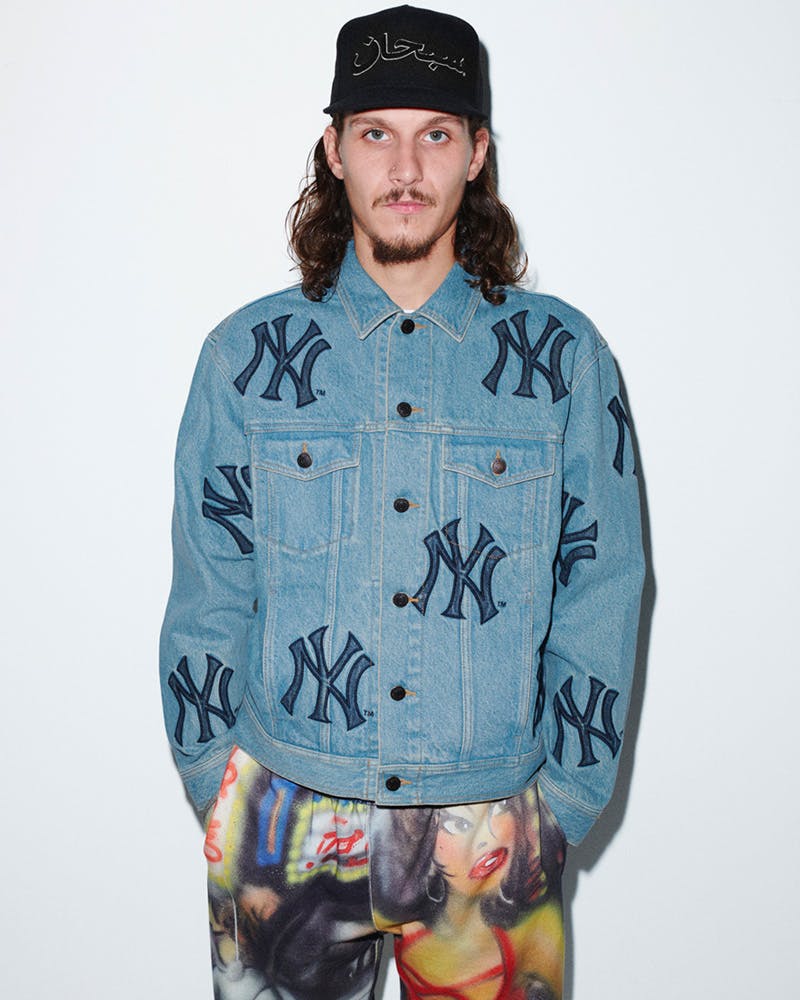 Supreme 2021 Graphic Print Denim Jacket