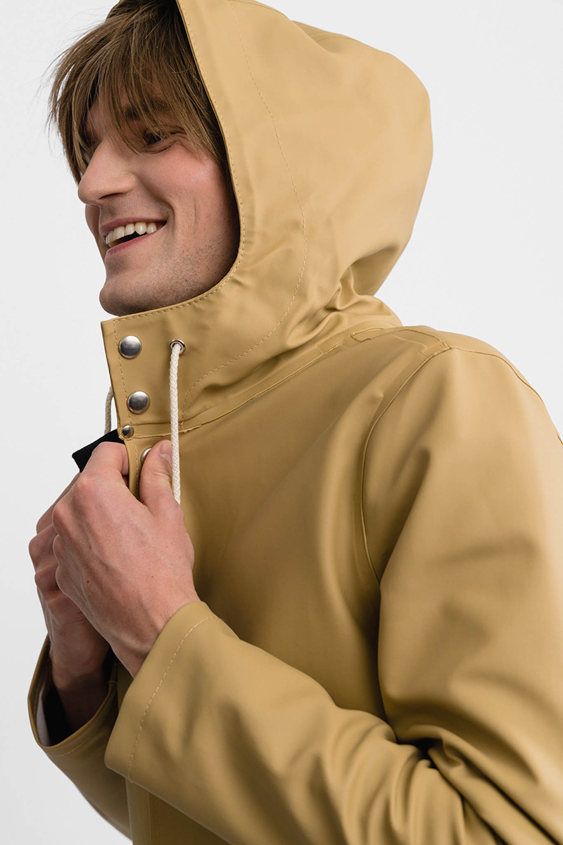 Stutterheim beige rain jacket