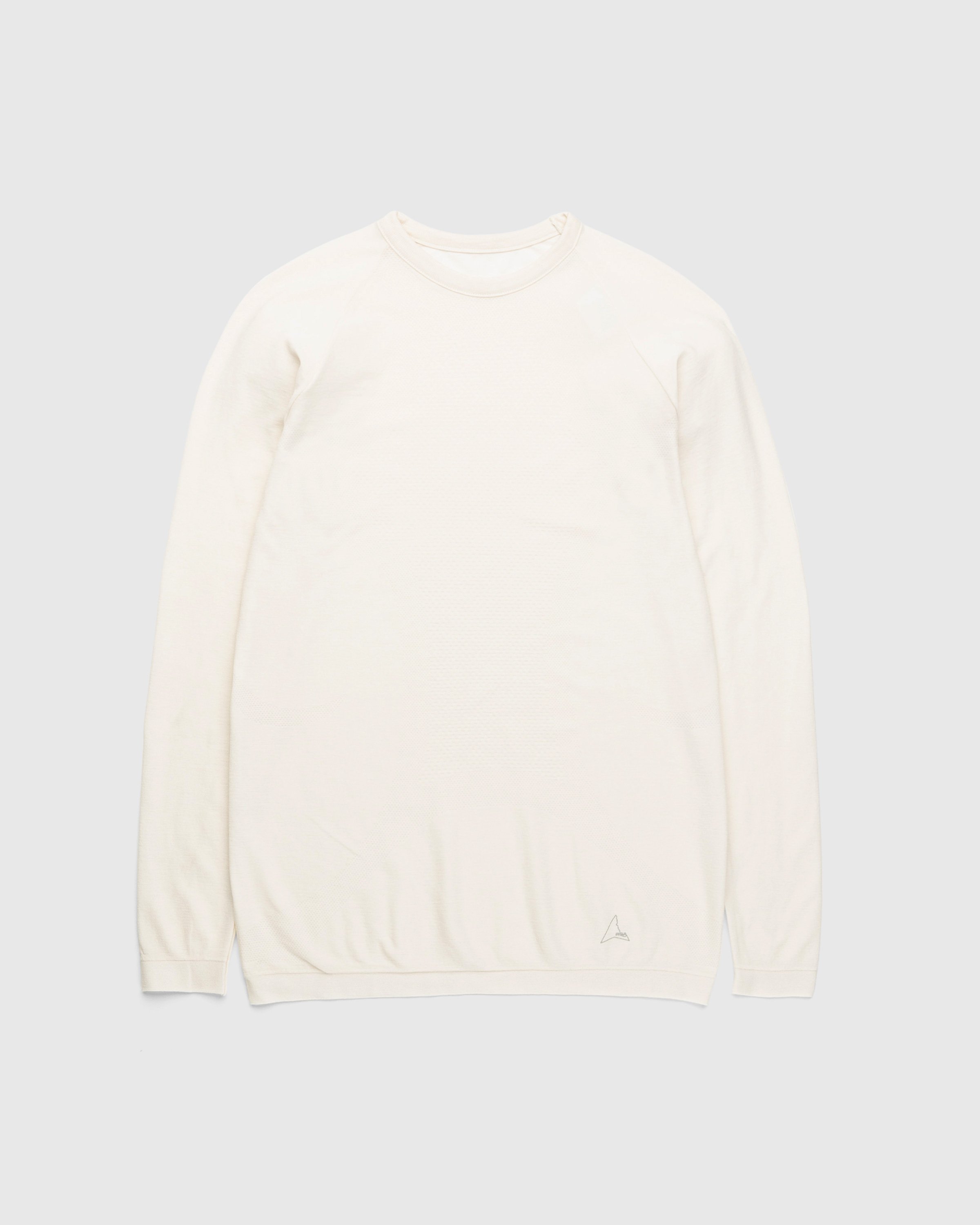 ROA - Seamless Longsleeve Cotton Shirt Beige - Clothing - Beige - Image 1
