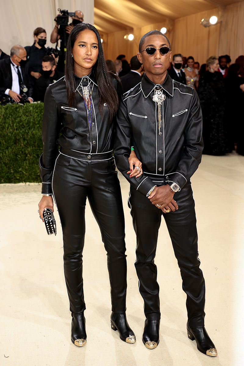 met gala 2021 celebrity style looks best outfits red carpet pharrell williams