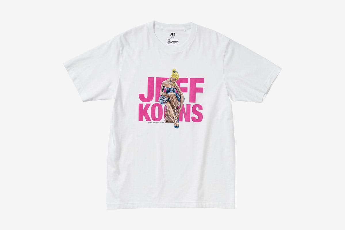 jeff koons uniqlo collaboration collection release date buy ut art