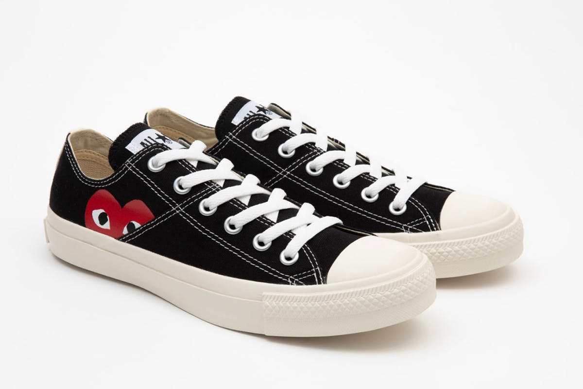 cdg play converse chuck taylor all star 70s comme des garcons heart fw21 fall winter 2021 hiding heart logo print price info buy colorway