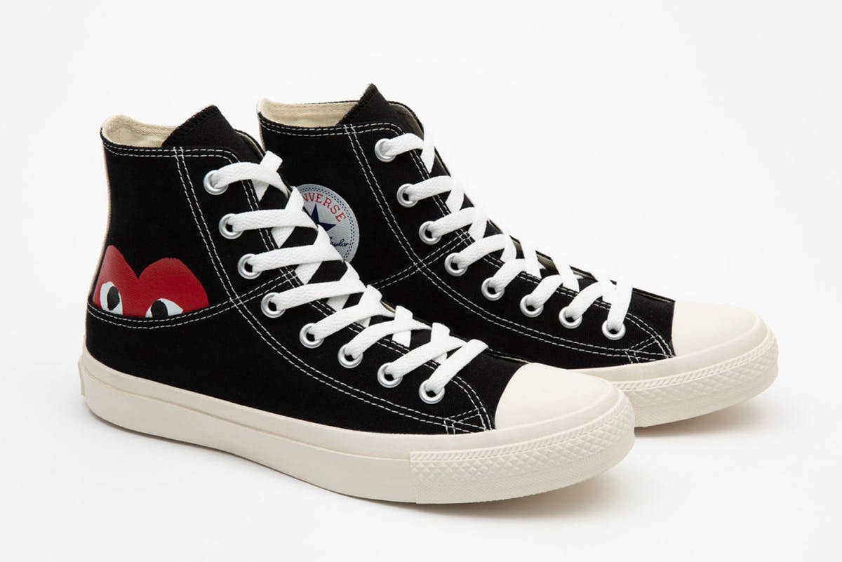 cdg play converse chuck taylor all star 70s comme des garcons heart fw21 fall winter 2021 hiding heart logo print price info buy colorway