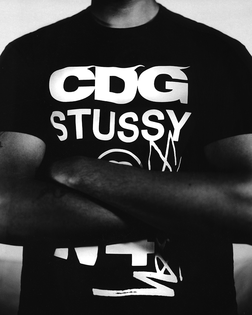 stussy cdg comme des garcons collaboration collection release date info buy hoodie coaches jacket tee shirt fw21 fall winter 2021 buy price