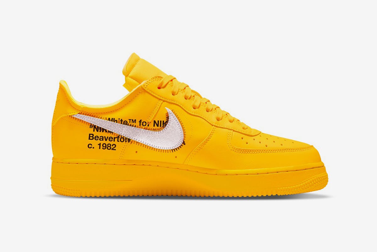 yellow off white air force 1 outfit