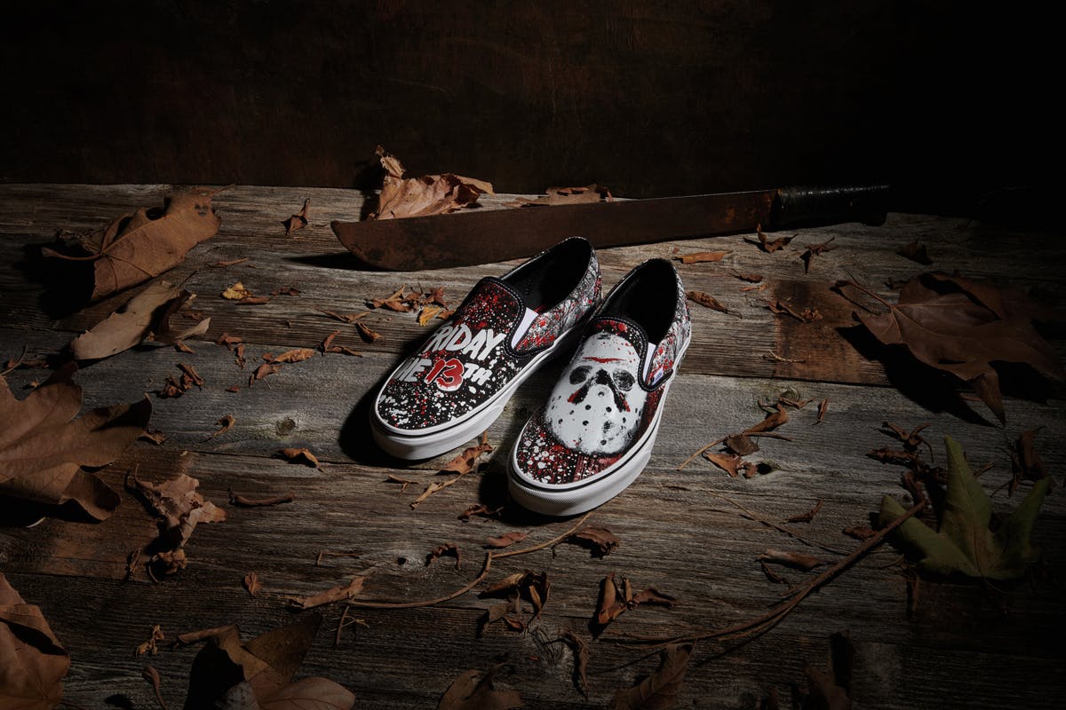 vans horror collection sneakers jason voorhees shining twins it pennywise freddy krueger release date info buy sk8 hi authentic slip on it lost boys