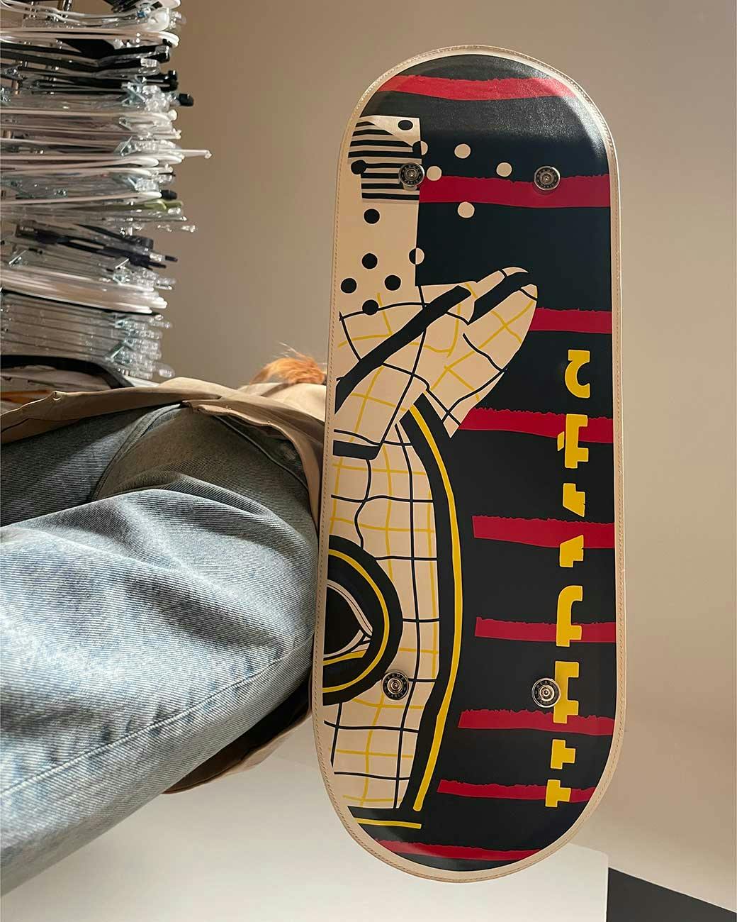 Hermès Bolide Skateboard 31 Gold Togo Palladium Hardware