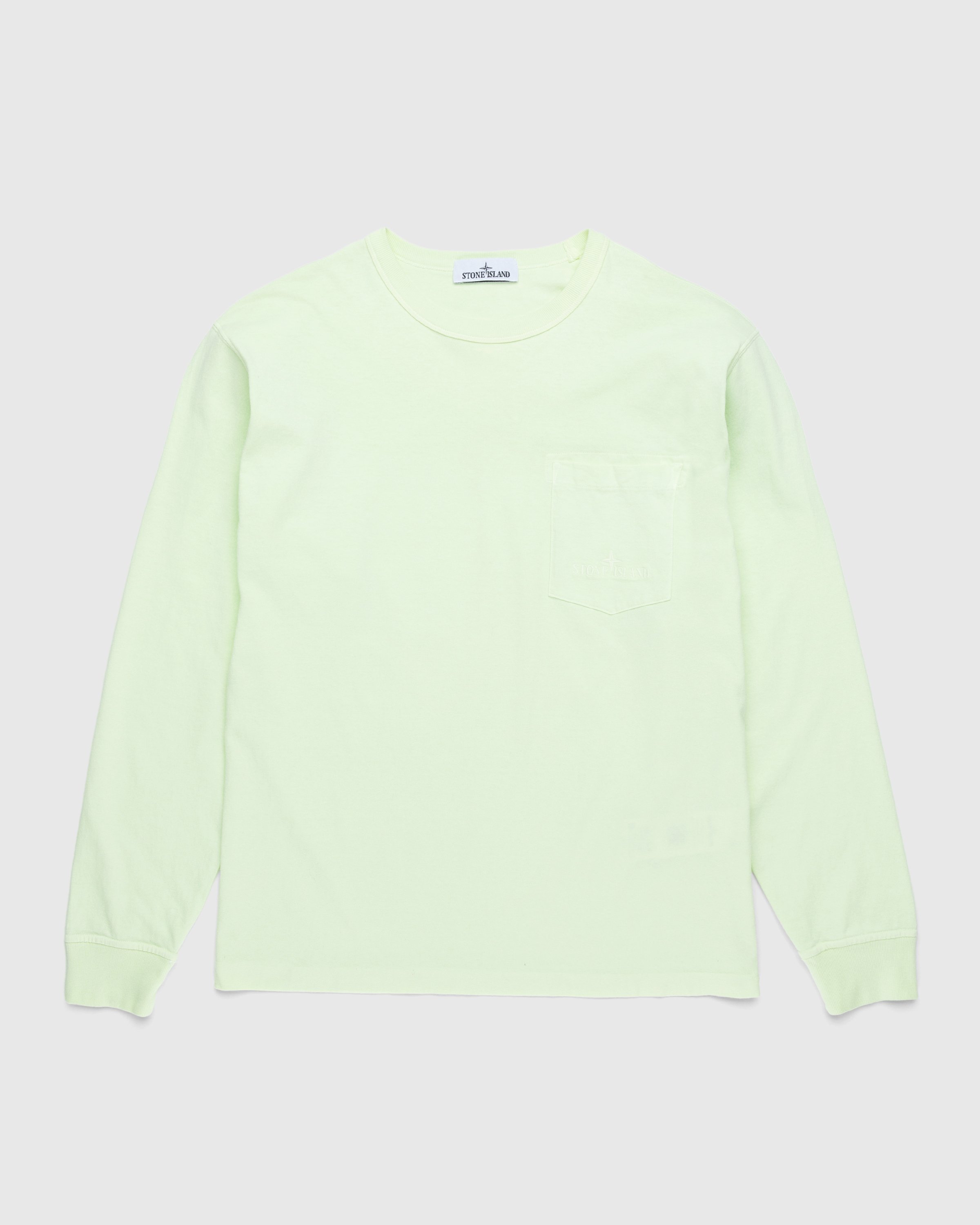 Stone Island - T-Shirt M/Lunga Green 21244 - Clothing - Green - Image 1