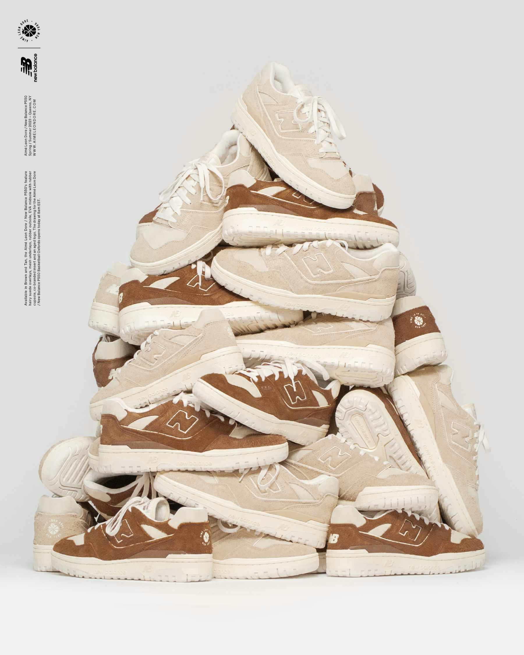 Aimé Leon Dore Drops Suede New Balance 550 Sneaker Collab