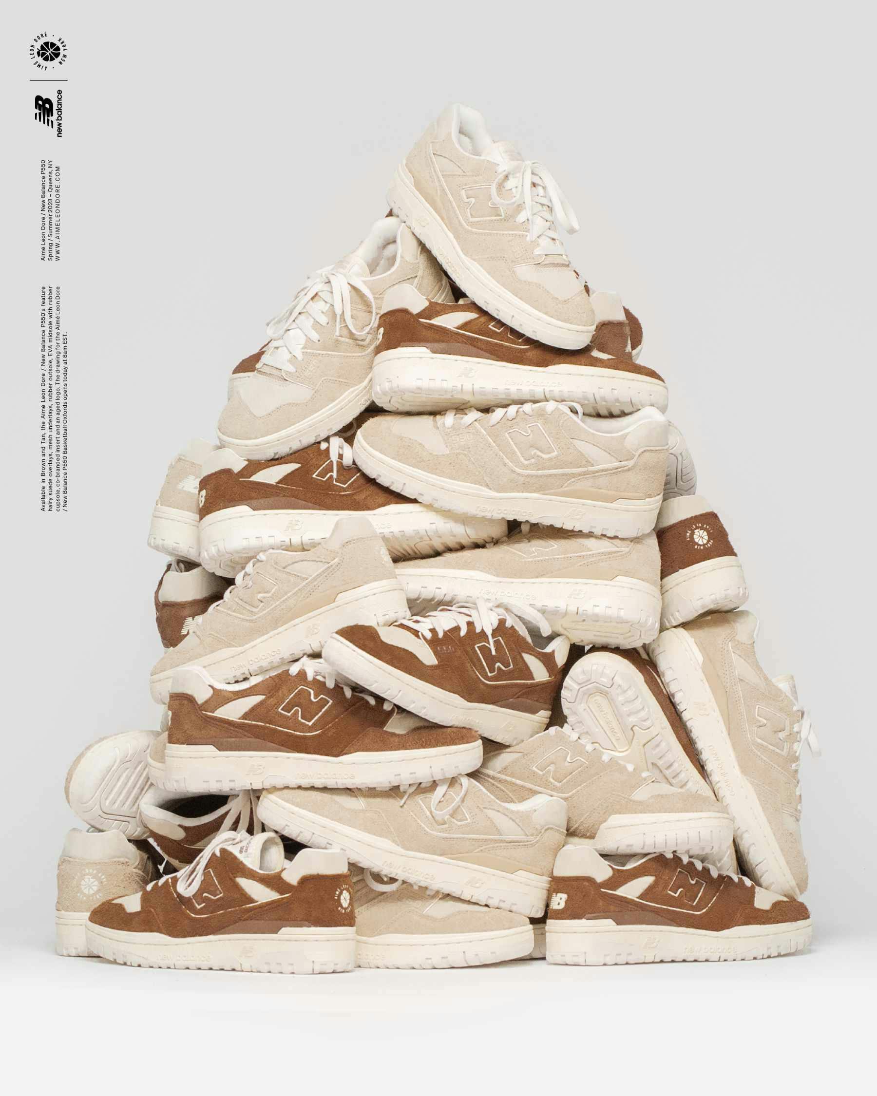 Aimé Leon Dore New Balance 550 Brown & Taupe