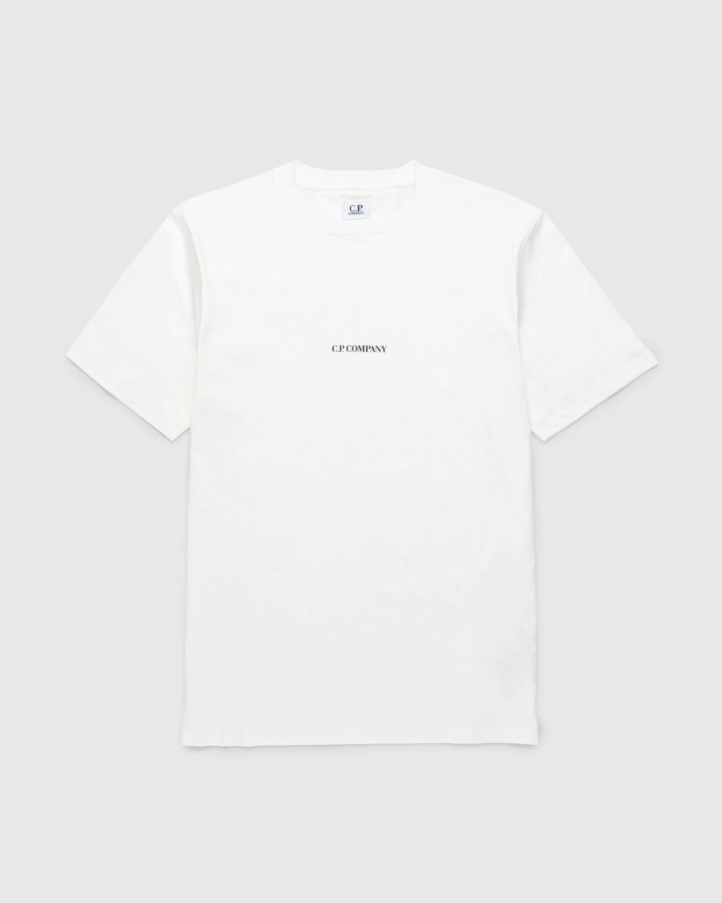 C.P. Company - 30/1 Logo T-Shirt White - Clothing - White - Image 1