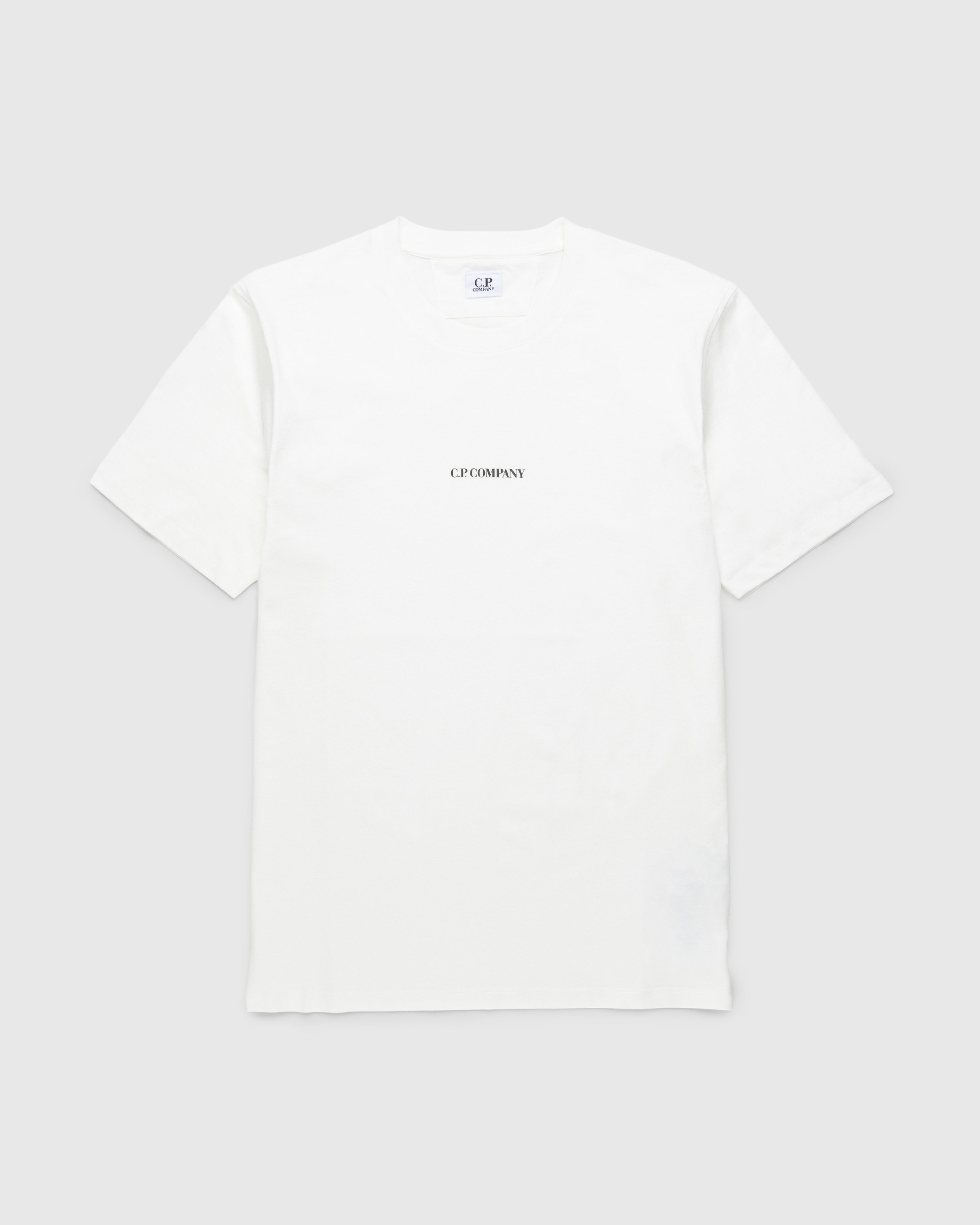 C.P. Company - 30/1 Logo T-Shirt White - Clothing - White - Image 1