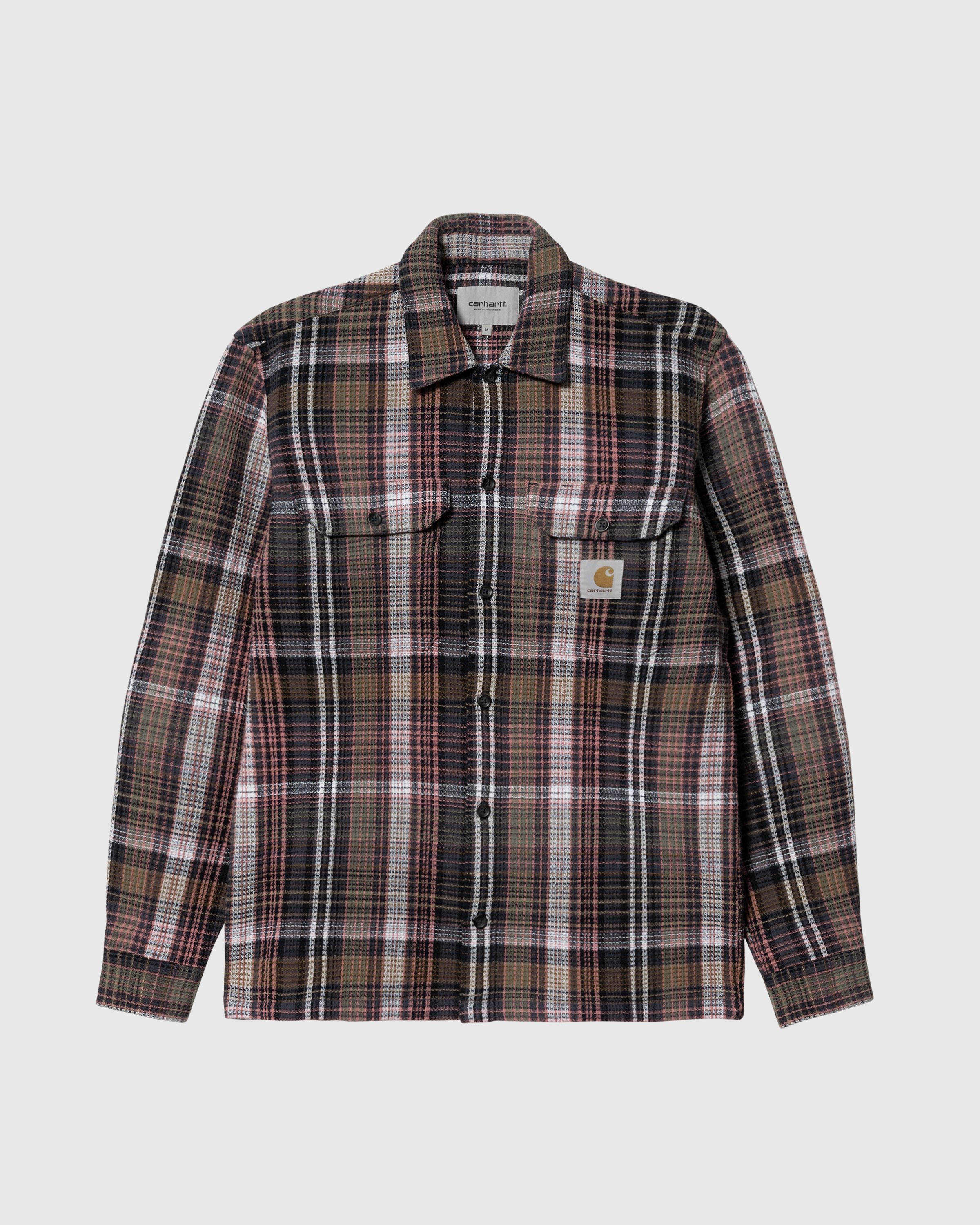 Carhartt WIP - Valmon Check Shirt Hamilton Brown - Clothing - Brown - Image 1