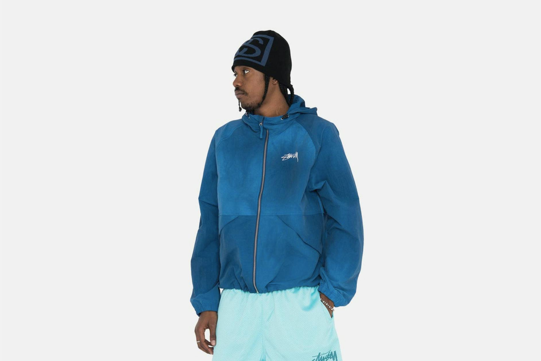 Shop the Stüssy Wave Dye Beach Shell at Resale Here