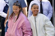 North West Her Friend Deliver A Lesson In BFF Serves North West Her Friend Deliver A Lesson In BFF Serves