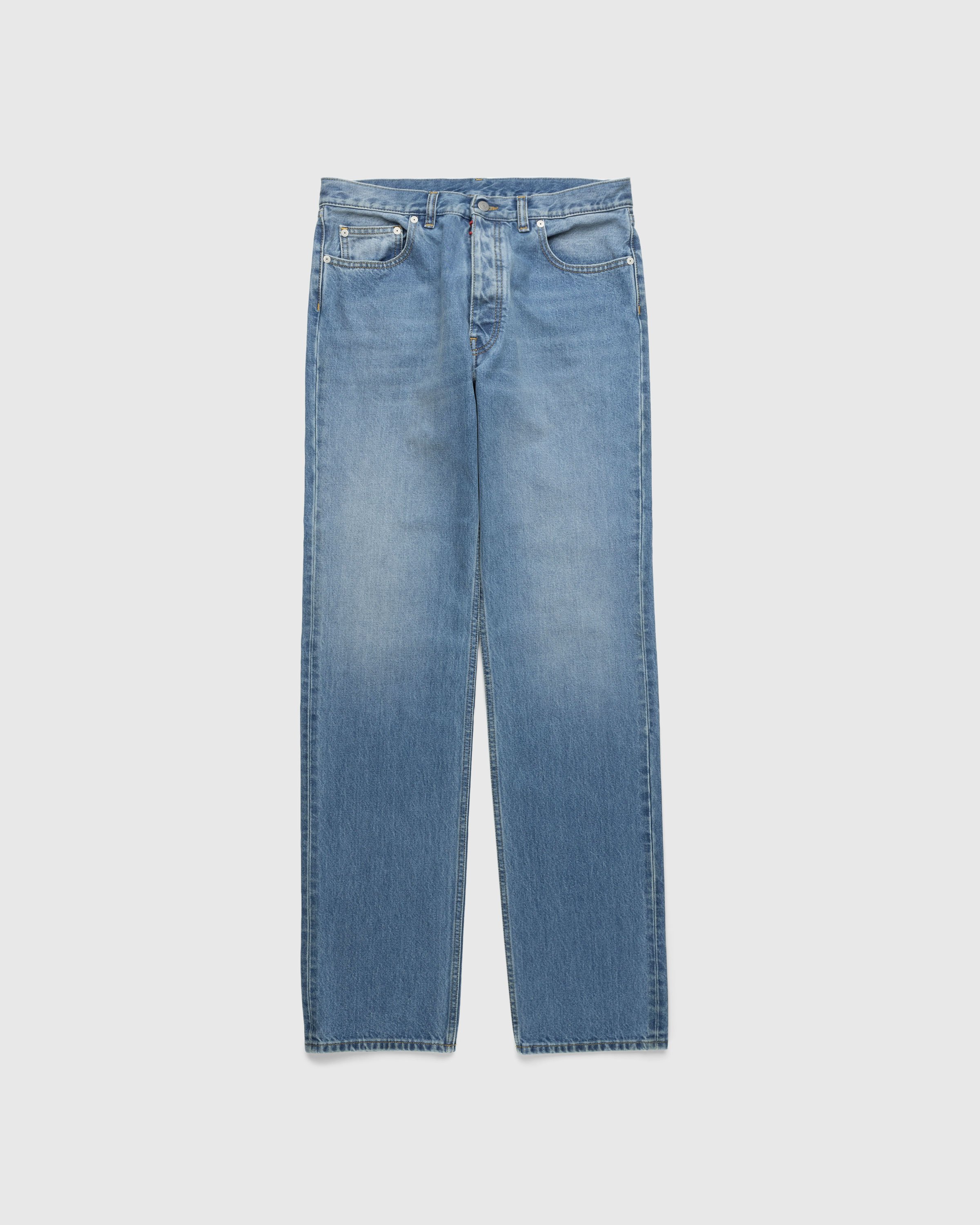 Maison Margiela - Straight Leg Jeans Blue - Clothing - Grey - Image 1