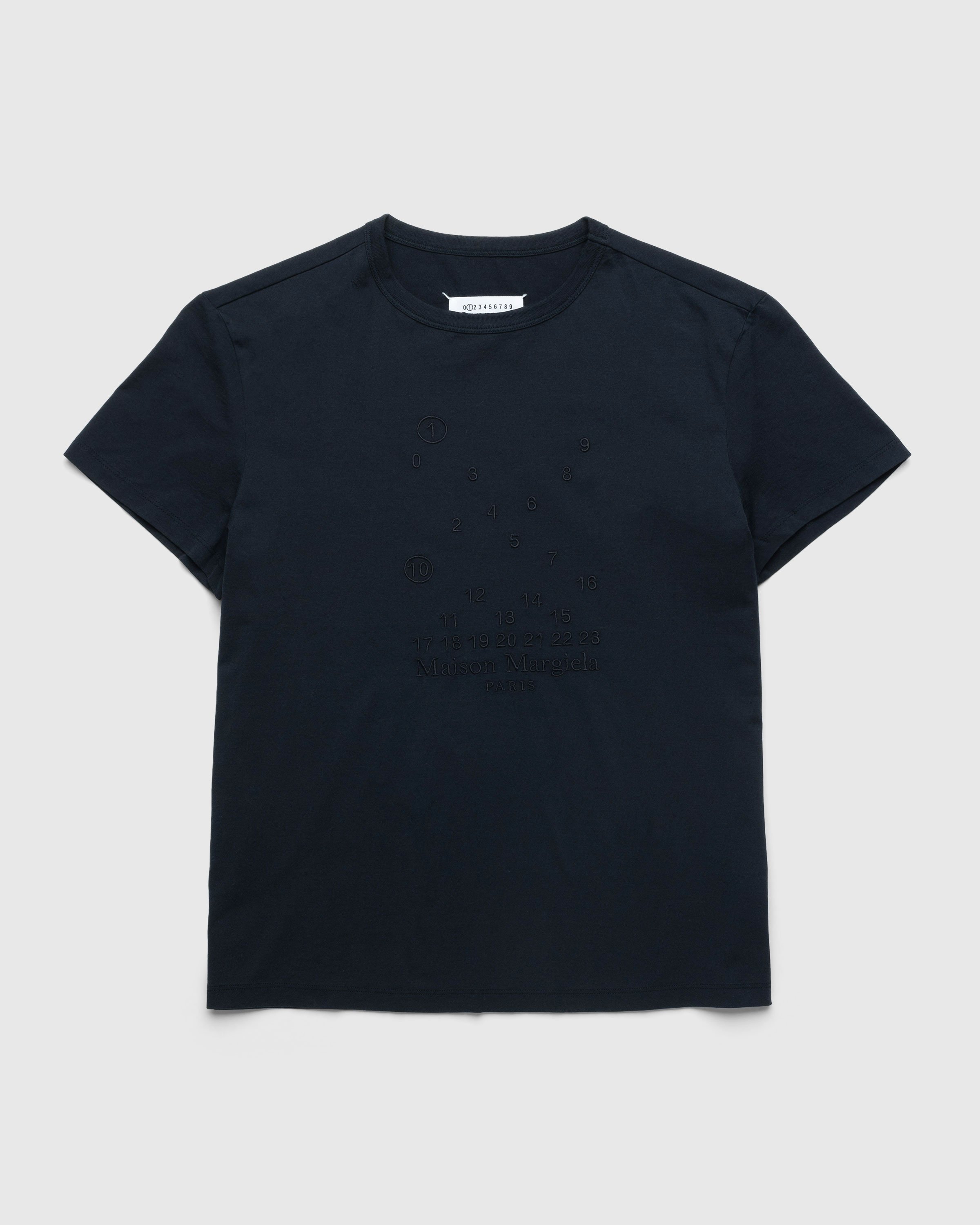 Maison Margiela - Numerical Logo T-Shirt Grey - Clothing - Grey - Image 1