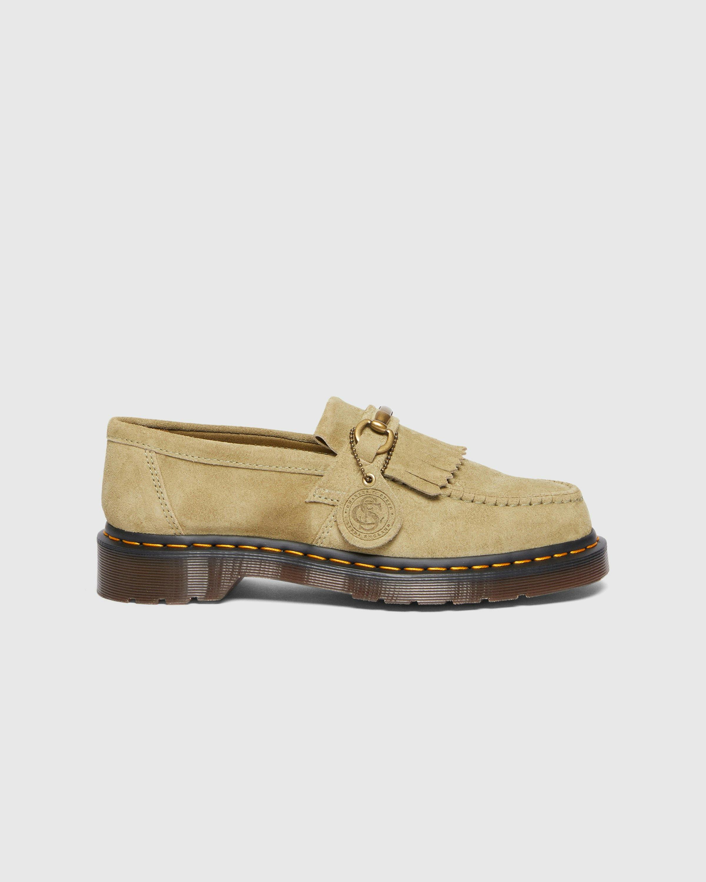 Dr. Martens - Adrian Snaffle Westminster Suede Pale Green - Footwear - Green - Image 1