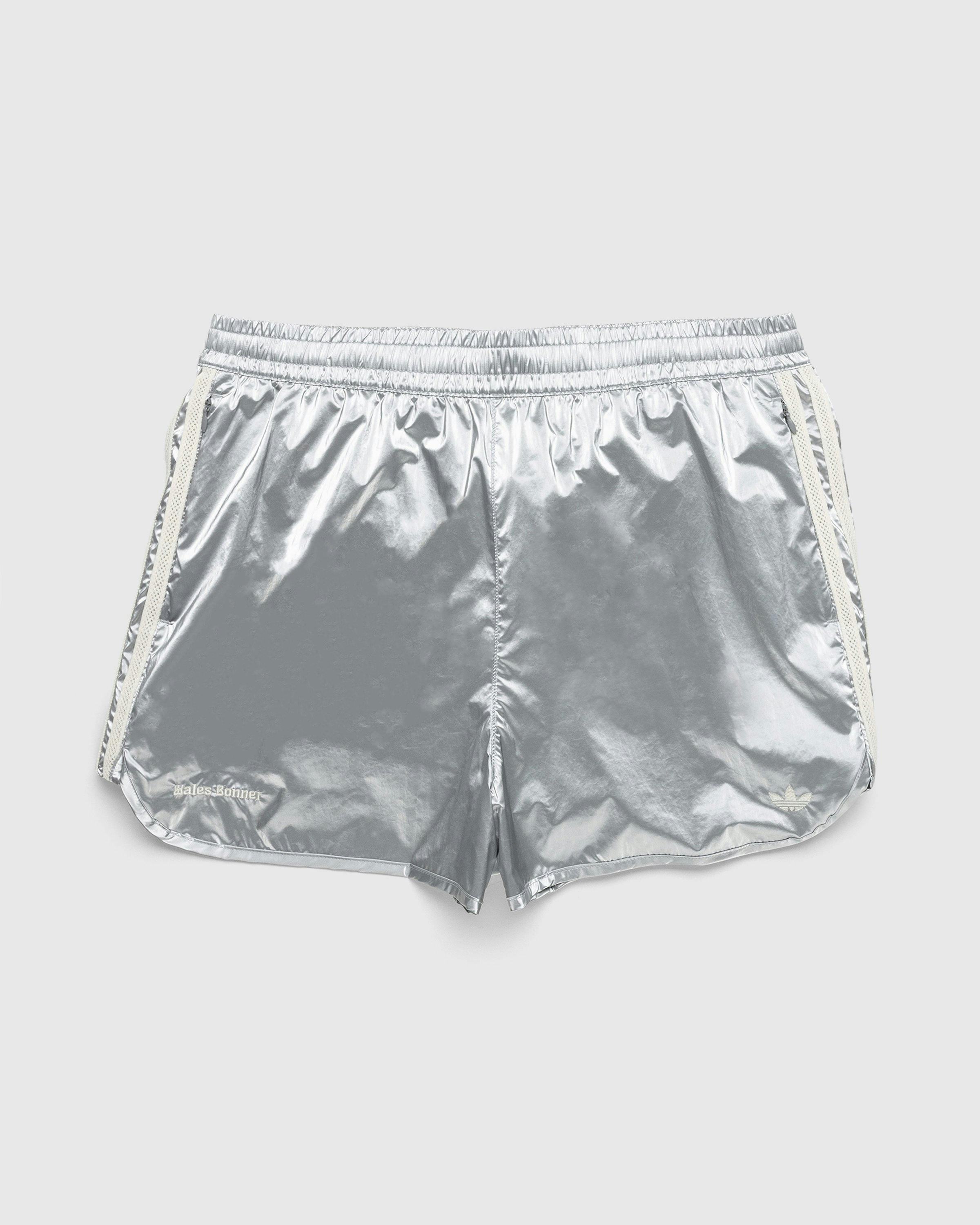 Adidas x Wales Bonner - Metallic Track Shorts Silver - Clothing - Silver - Image 1