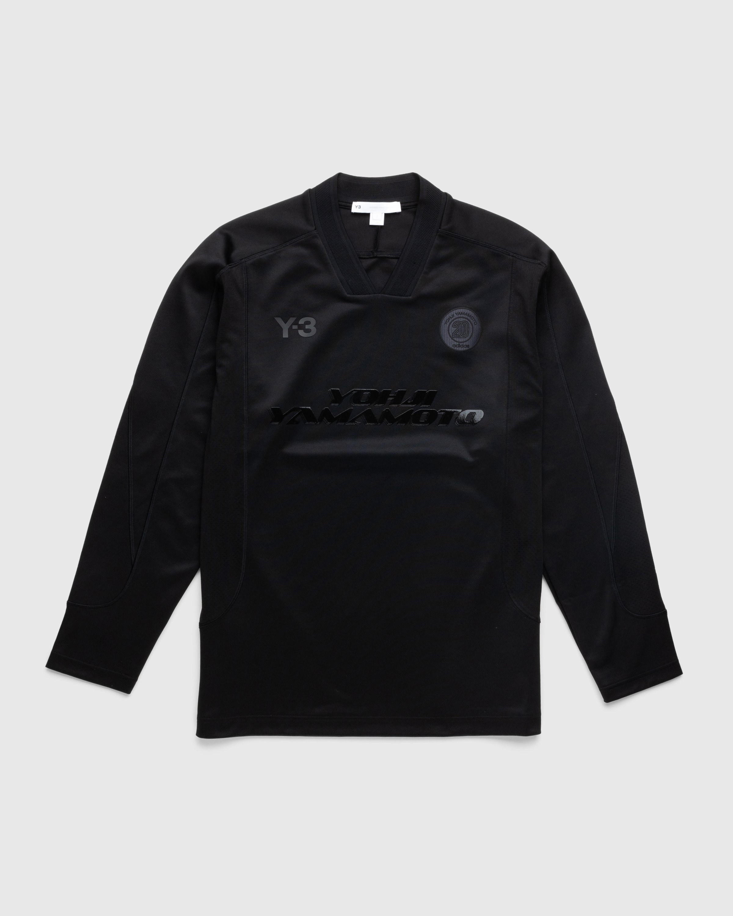 Y-3 - Logo Longsleeve T-Shirt - Clothing - Black - Image 1
