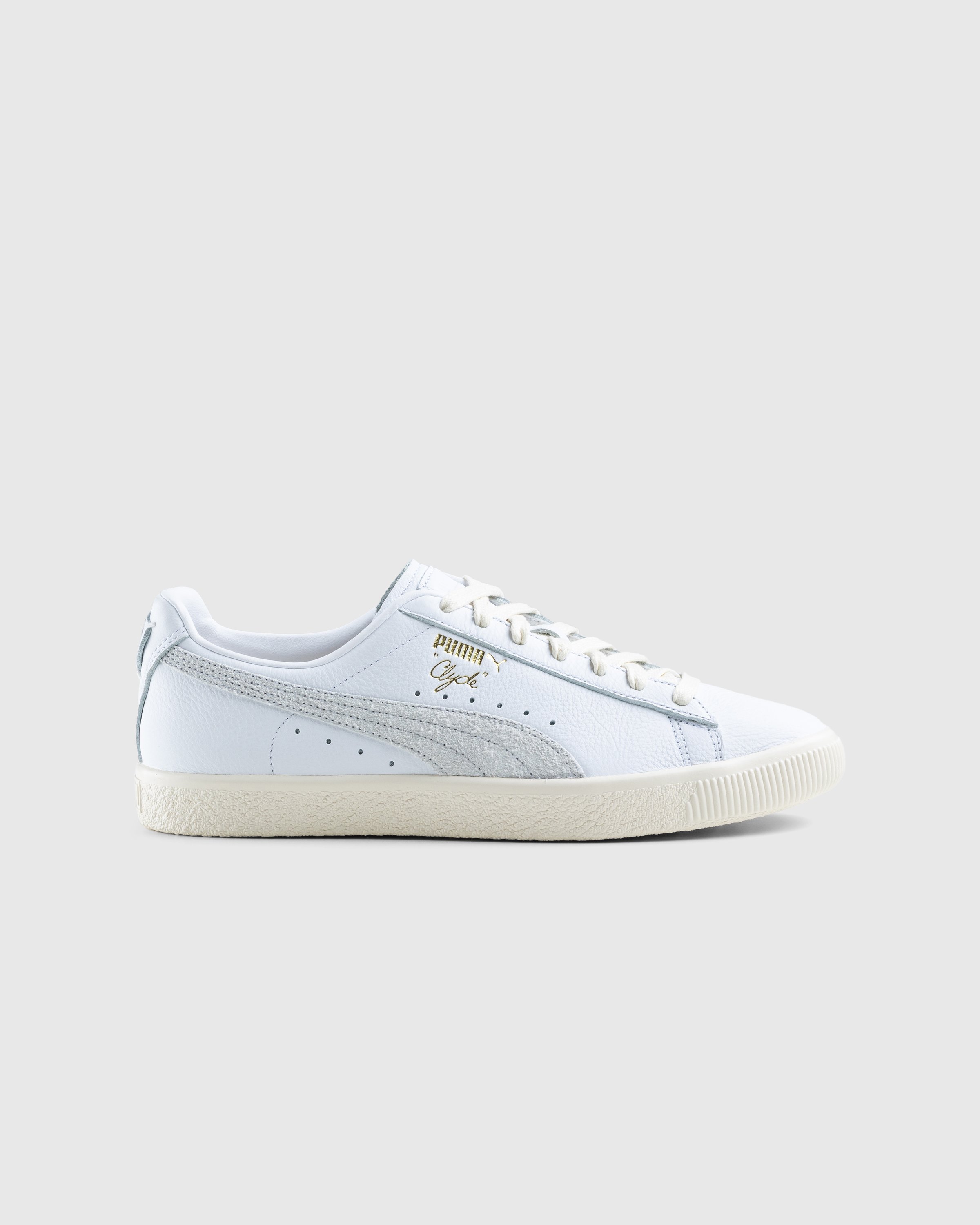 Puma - Clyde Base White - Footwear - White - Image 1