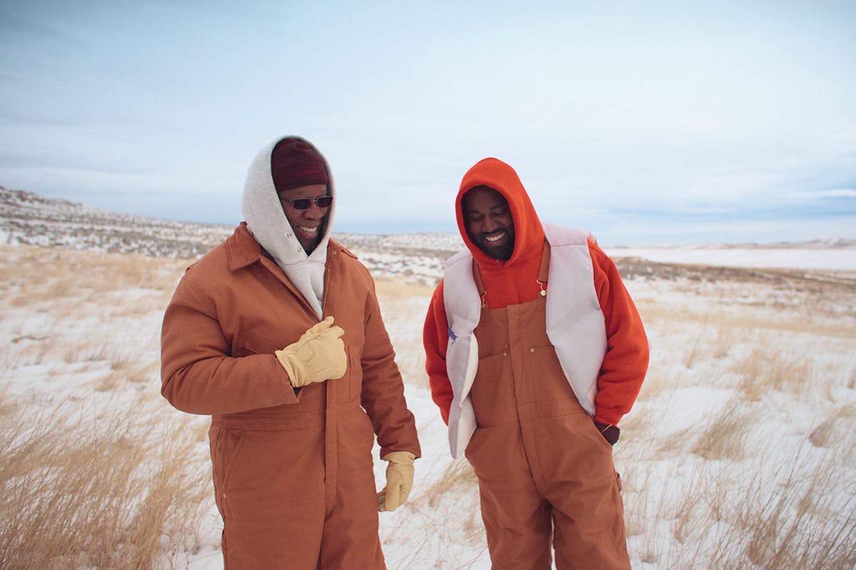 Kanye West dad Wyoming outdoors