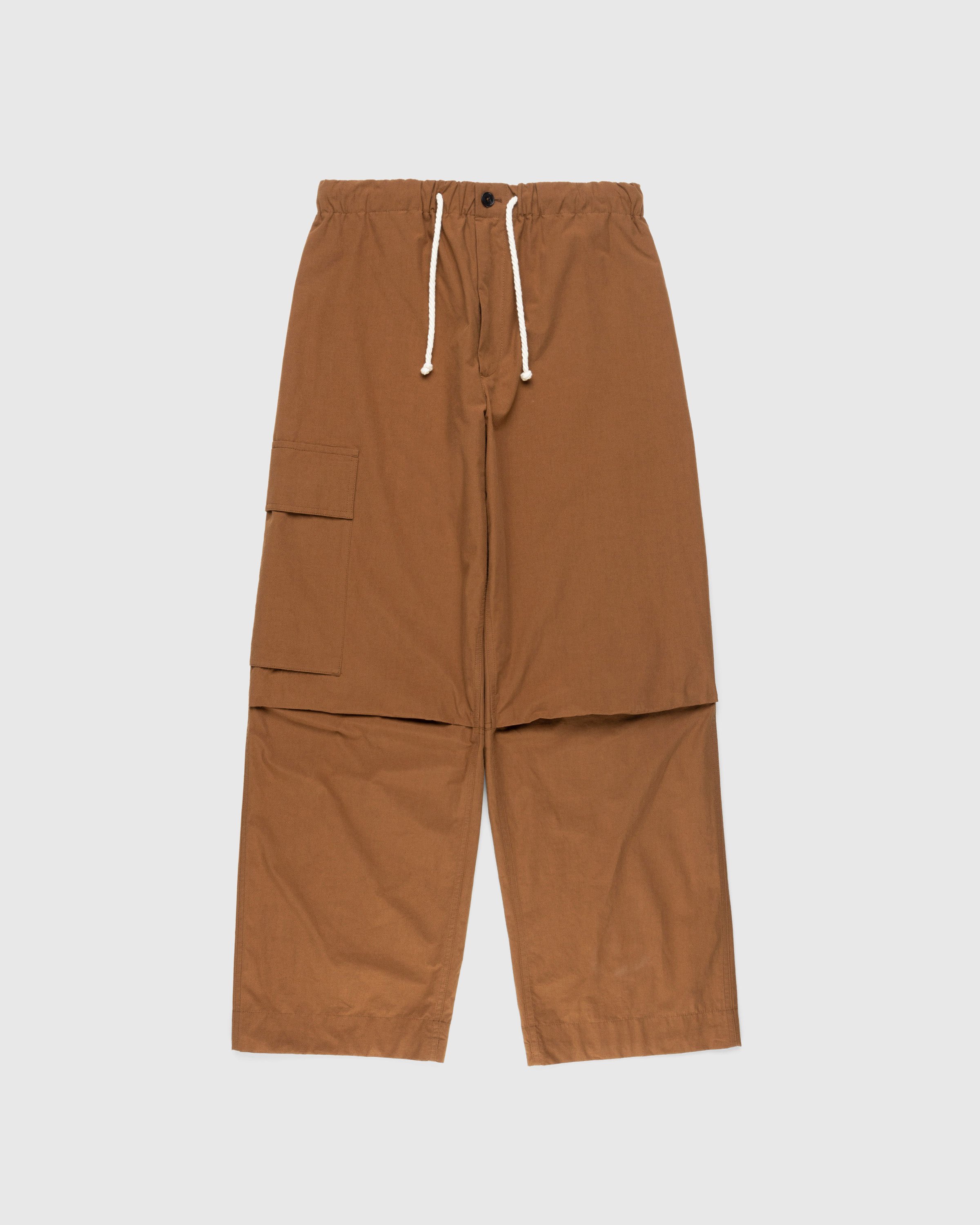 Jil Sander - Relaxed-Fit Cotton Trousers Tobacco - Clothing - Brown - Image 1