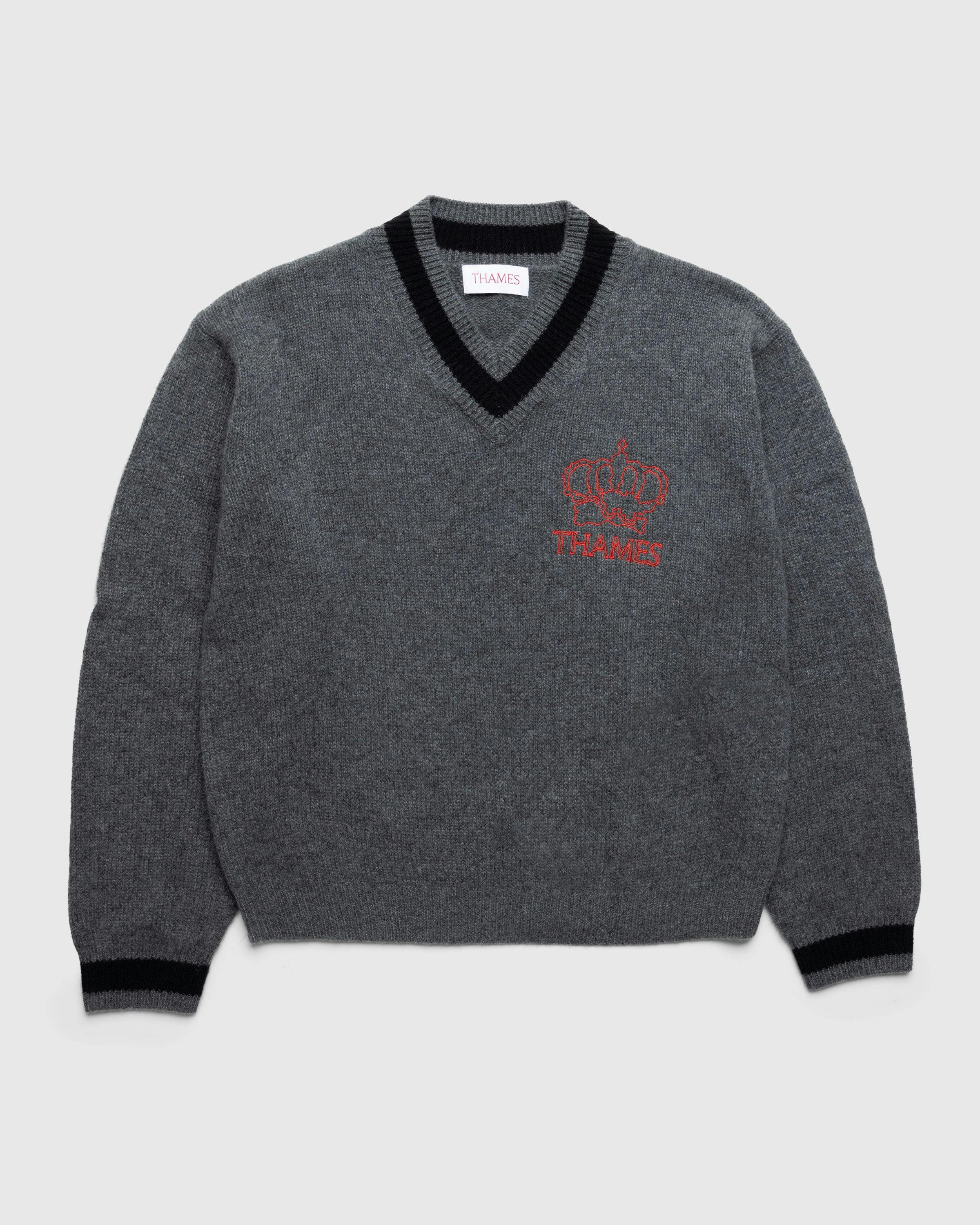 THAMES MMXX. - P.G. Knit Cashmere Grey - Clothing - Grey - Image 1