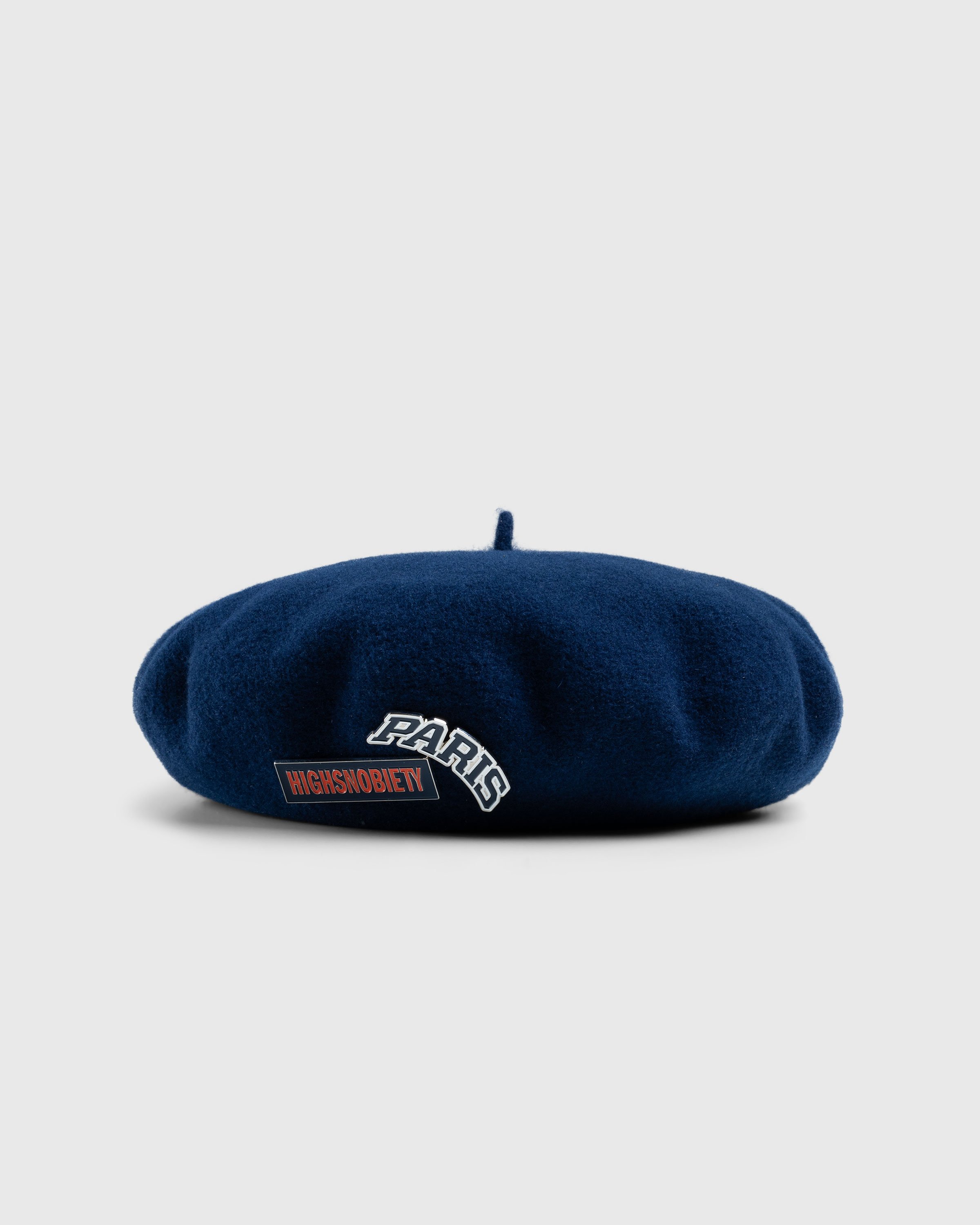 Highsnobiety - Not in Paris 5 Beret with Paris Pins - Accessories - Blue - Image 1