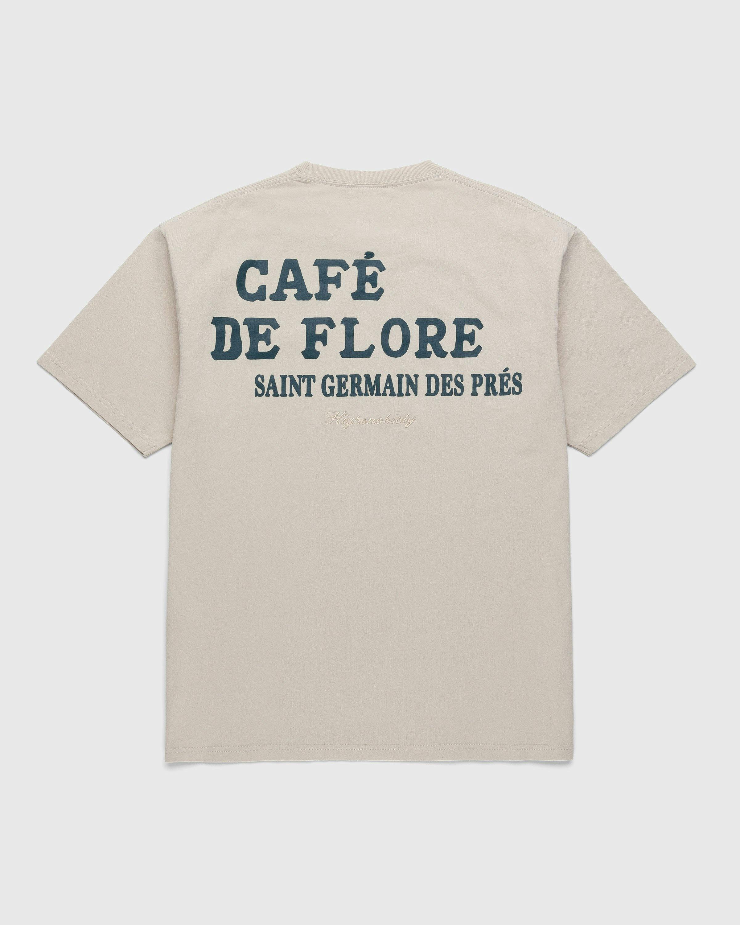 Café de Flore x Highsnobiety - Short Sleeve T-Shirt Eggshell - Clothing - Beige - Image 1