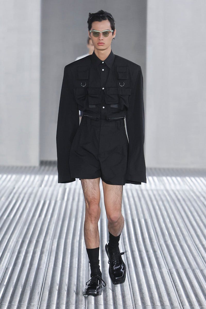 Prada SS24 Men's: Super High Shorts & Even Longer Sleeves