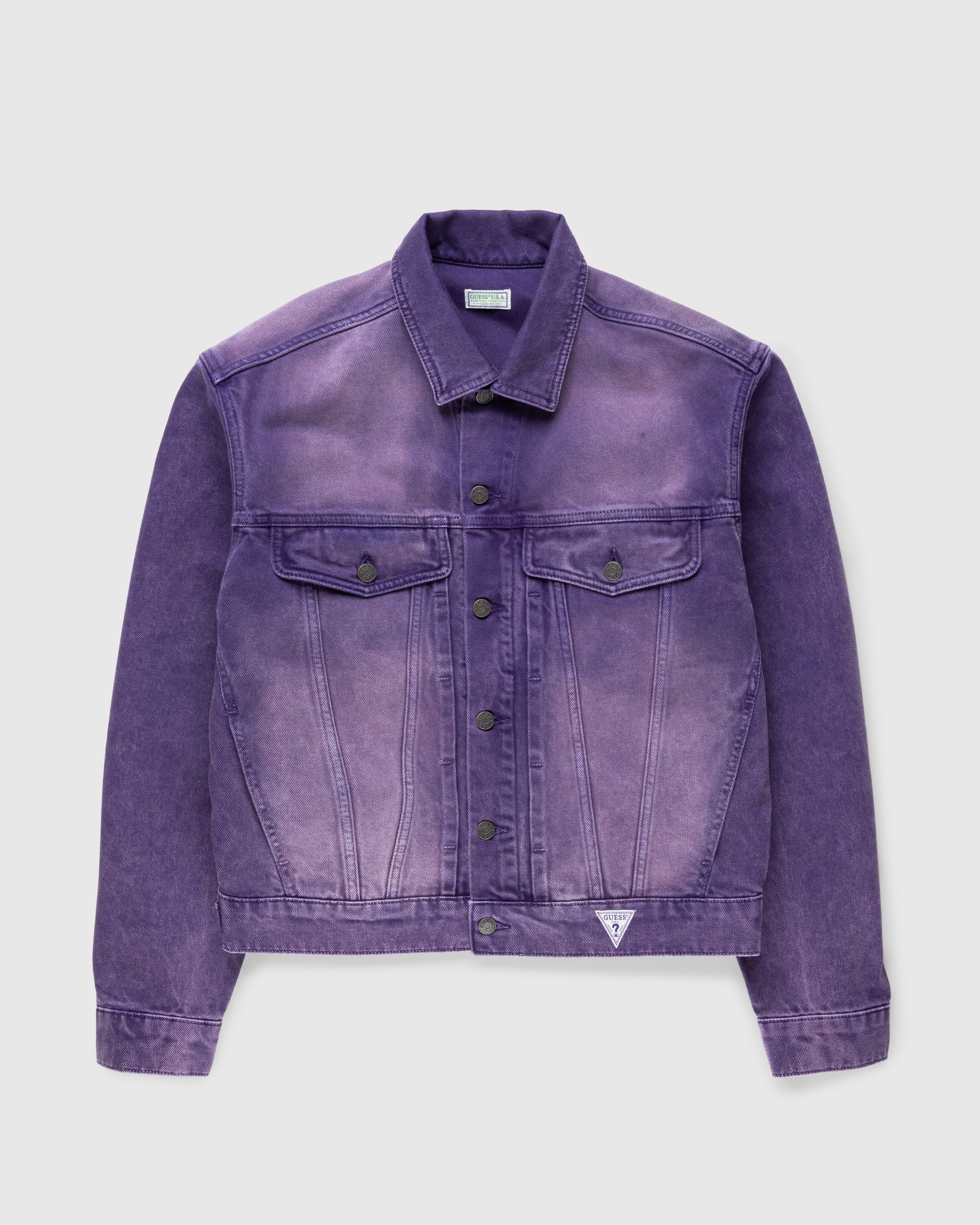 Guess USA - Vintage Denim Jacket Purple - Clothing - Purple - Image 1