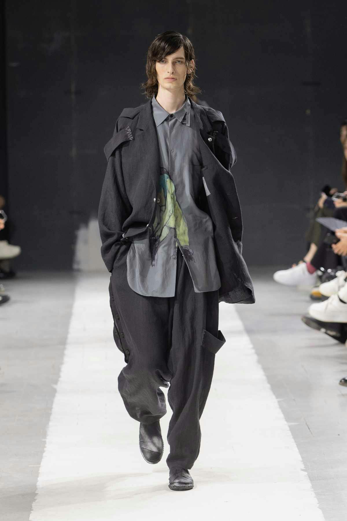 All the Details From Yohji Yamamoto's SS24 Runway Collection