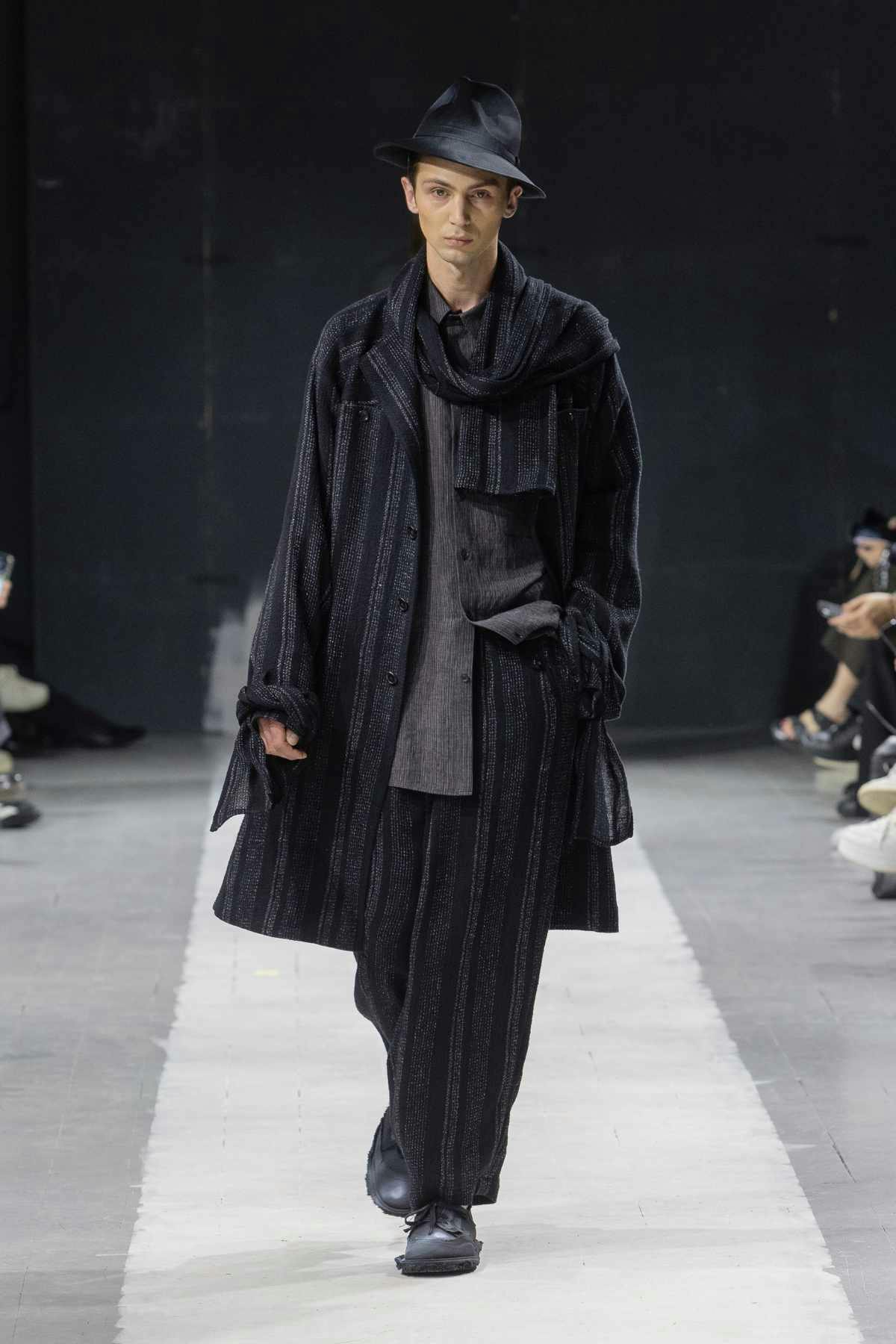 All the Details From Yohji Yamamoto's SS24 Runway Collection