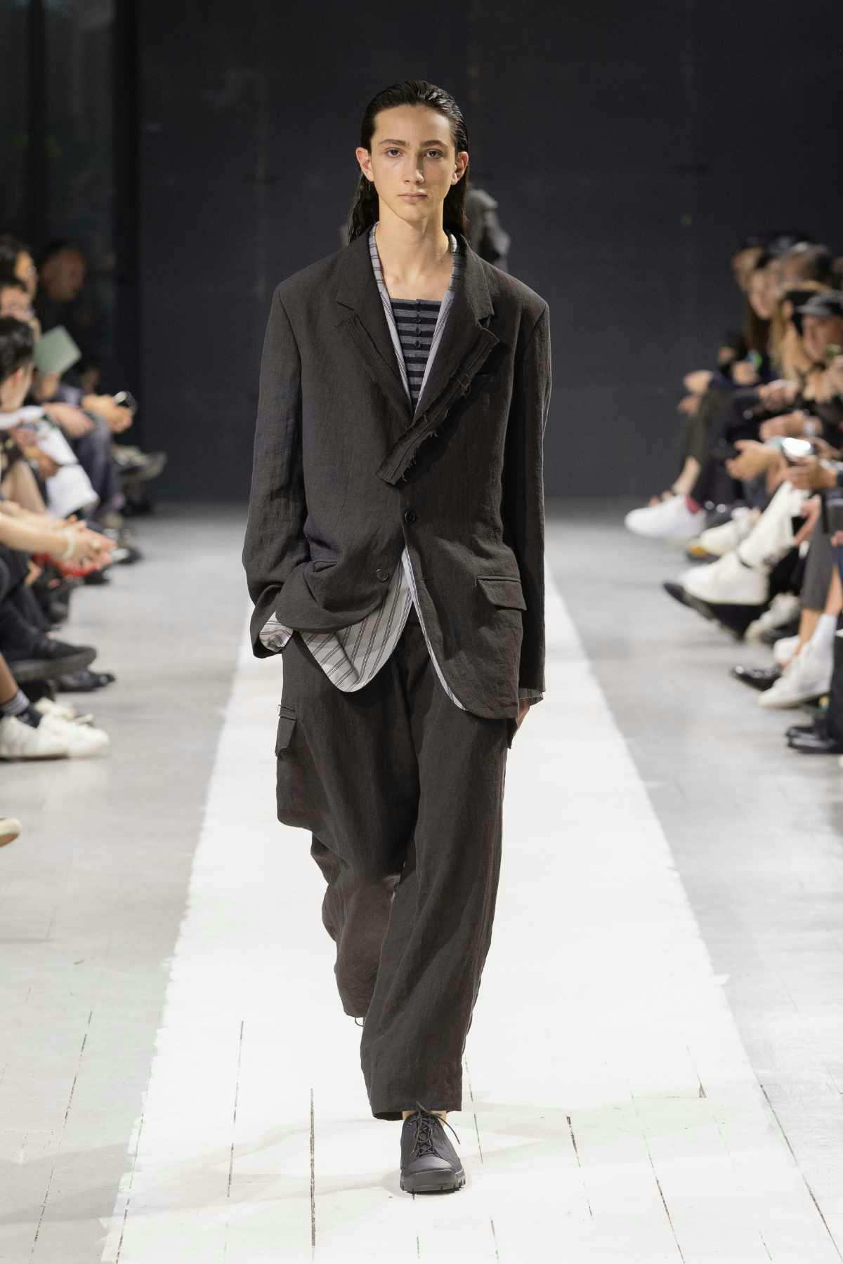 All the Details From Yohji Yamamoto's SS24 Runway Collection