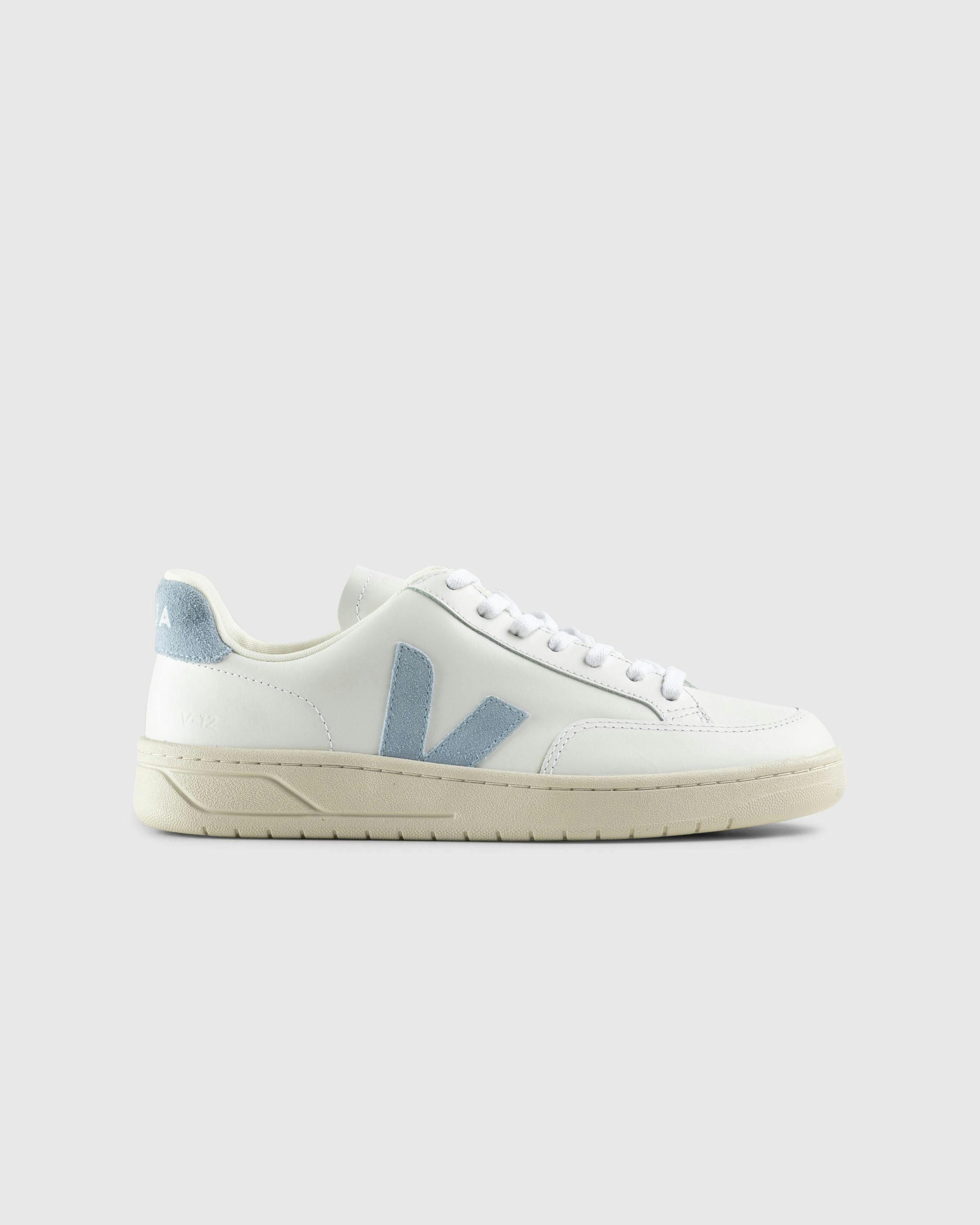 VEJA - V-12 Leather White/Steel - Footwear - White - Image 1