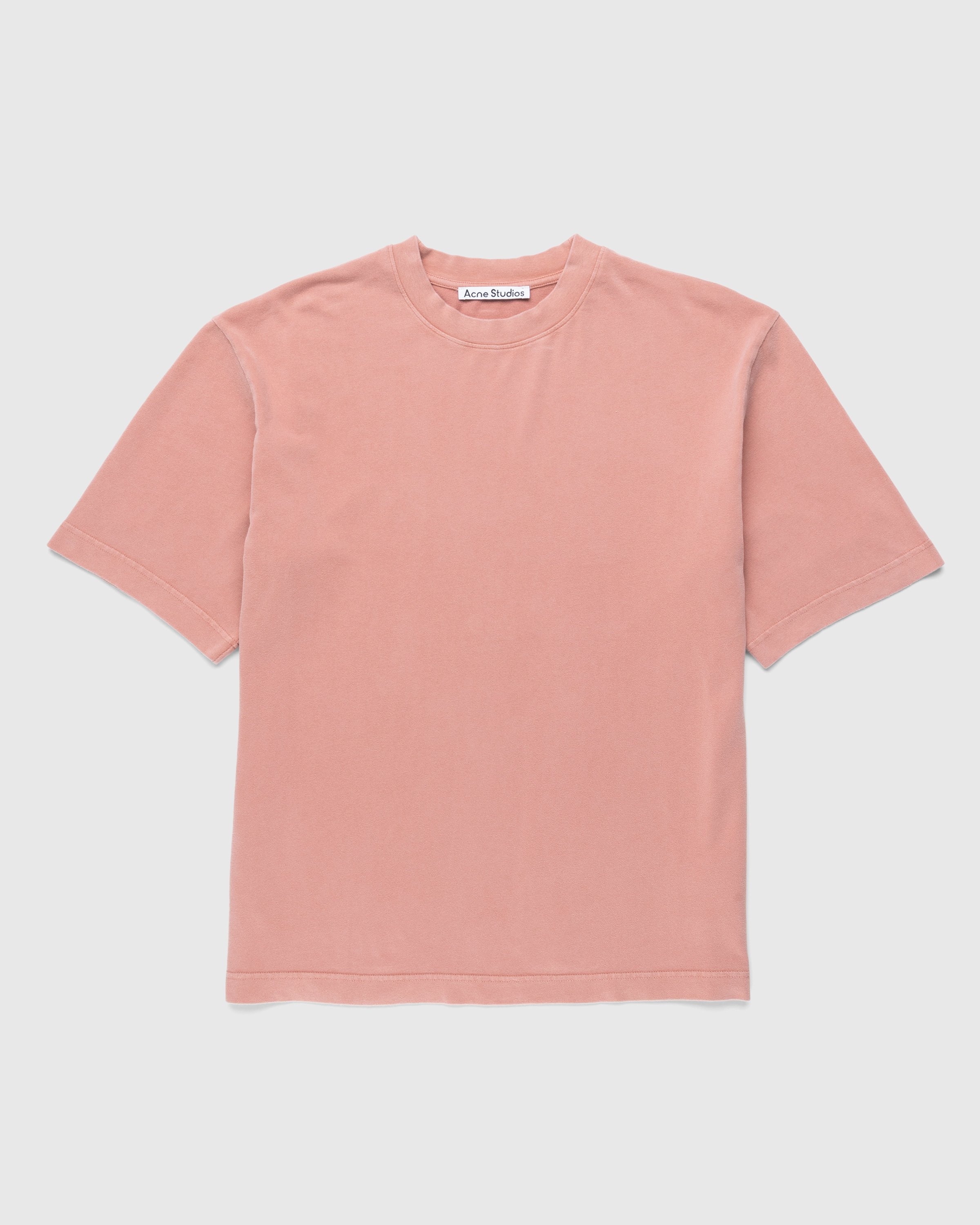 Acne Studios - Garment-Dyed T-Shirt Vintage Pink - Clothing - Pink - Image 1