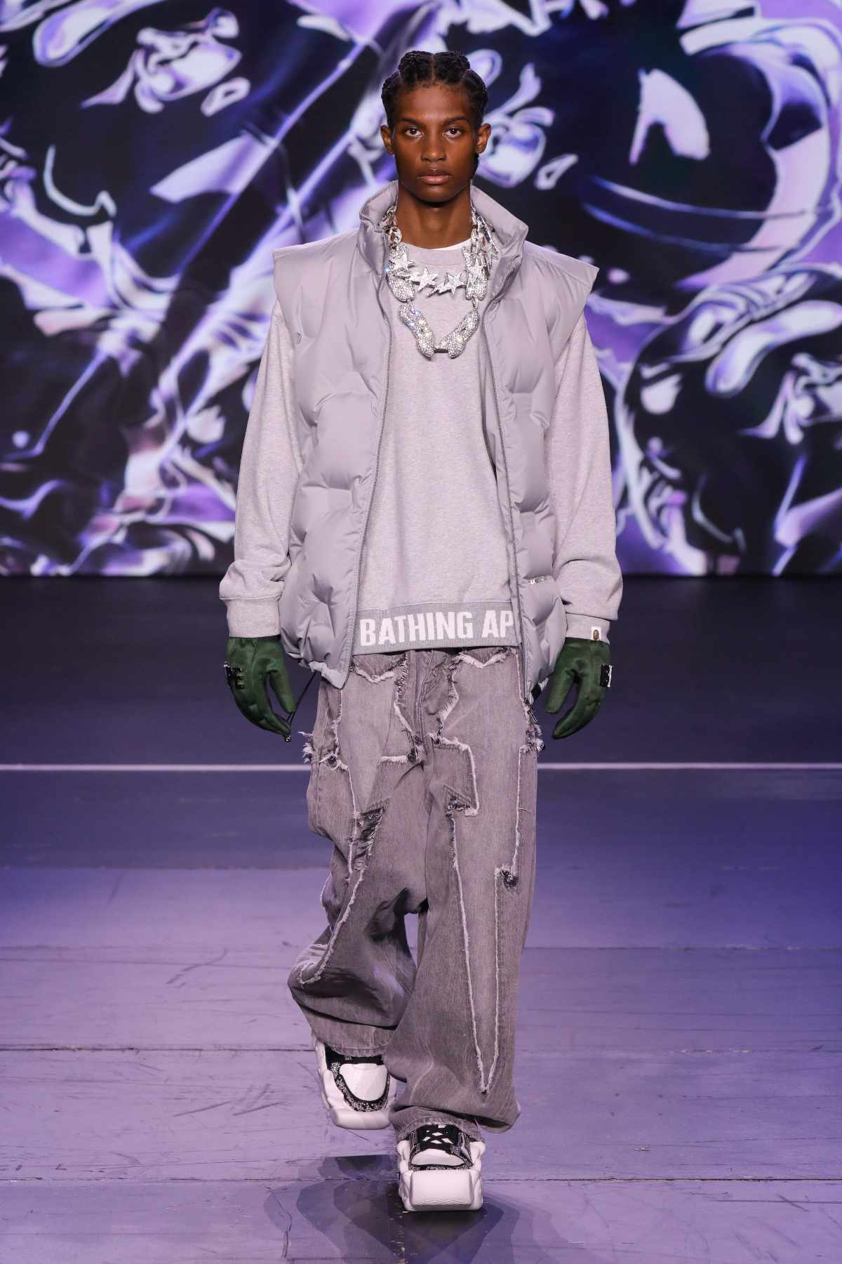 Coi Leray Channels the '90s for Louis Vuitton Menswear Fashion