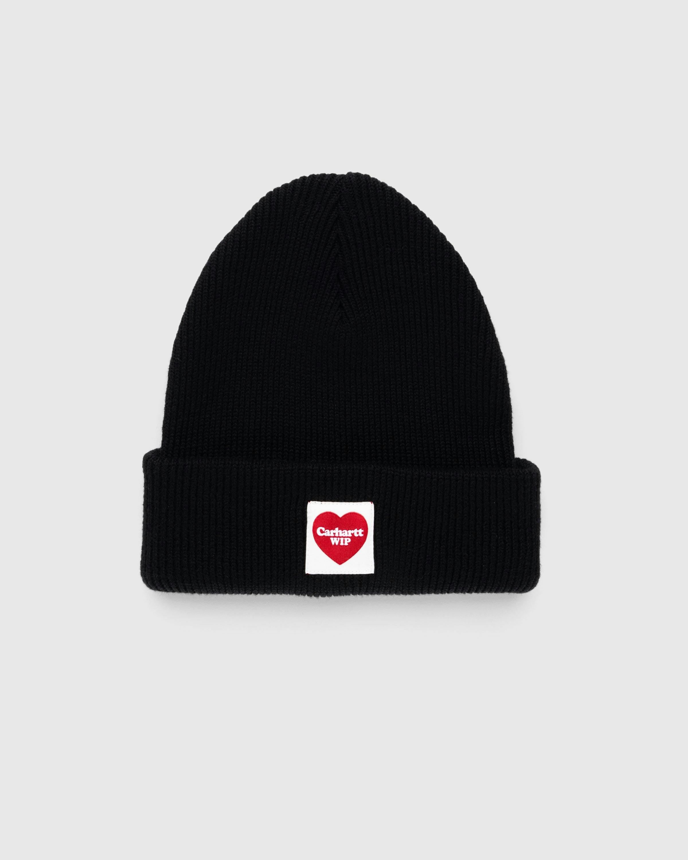 Carhartt WIP - Heart Beanie Black - Accessories - Black - Image 1