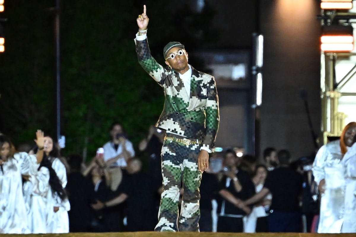 Everything you need to know about Pharrell's stellar Louis Vuitton