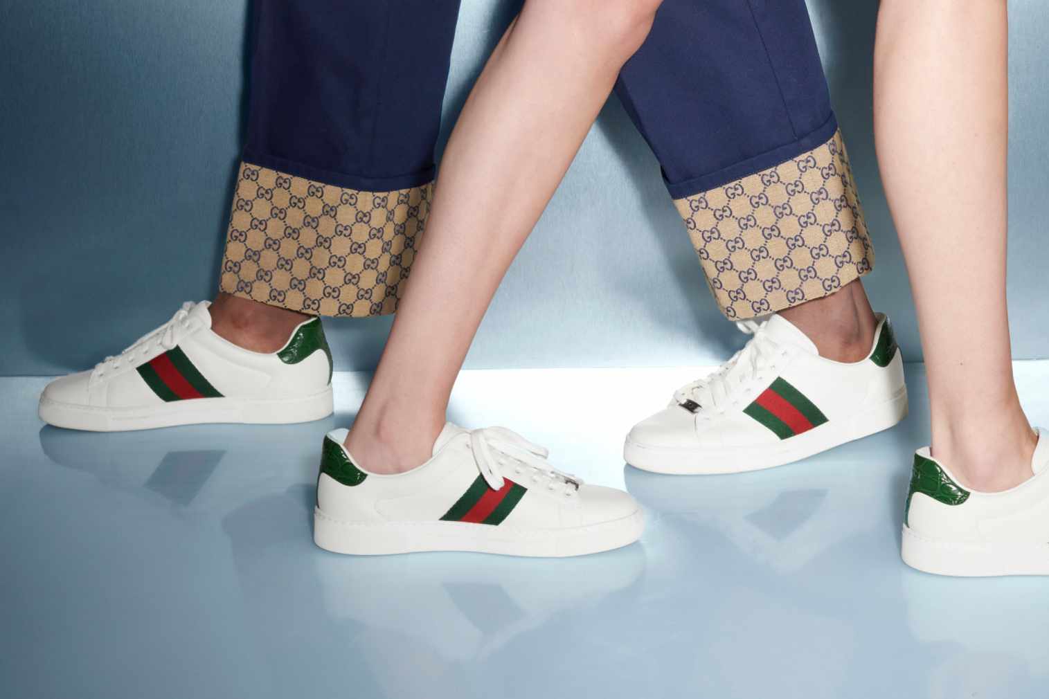 The New, 2023 Gucci Ace Sneakers Are Plain Perfection