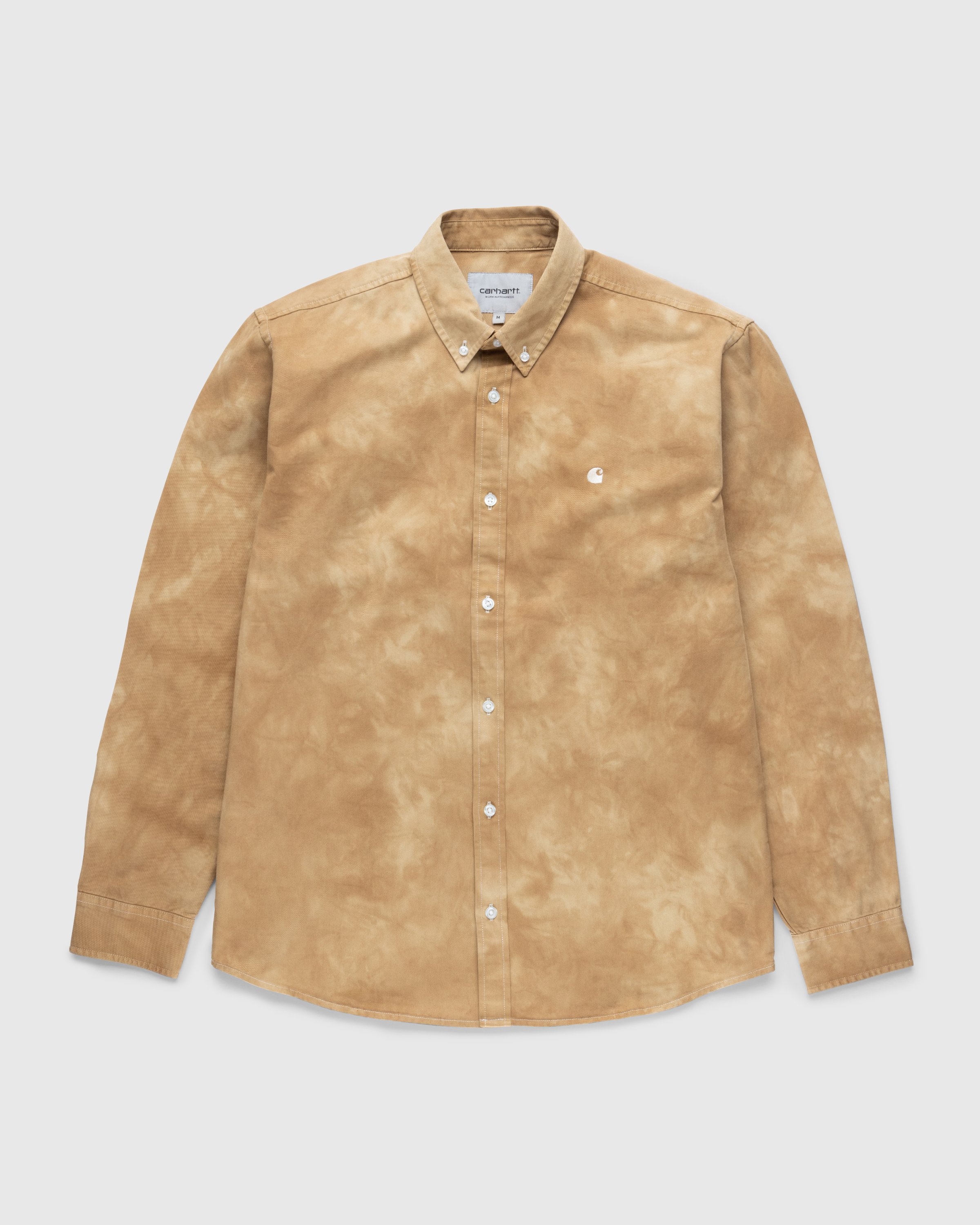 Carhartt WIP - Madison Chromo Shirt Dusty Hamilton Brown - Clothing - Brown - Image 1